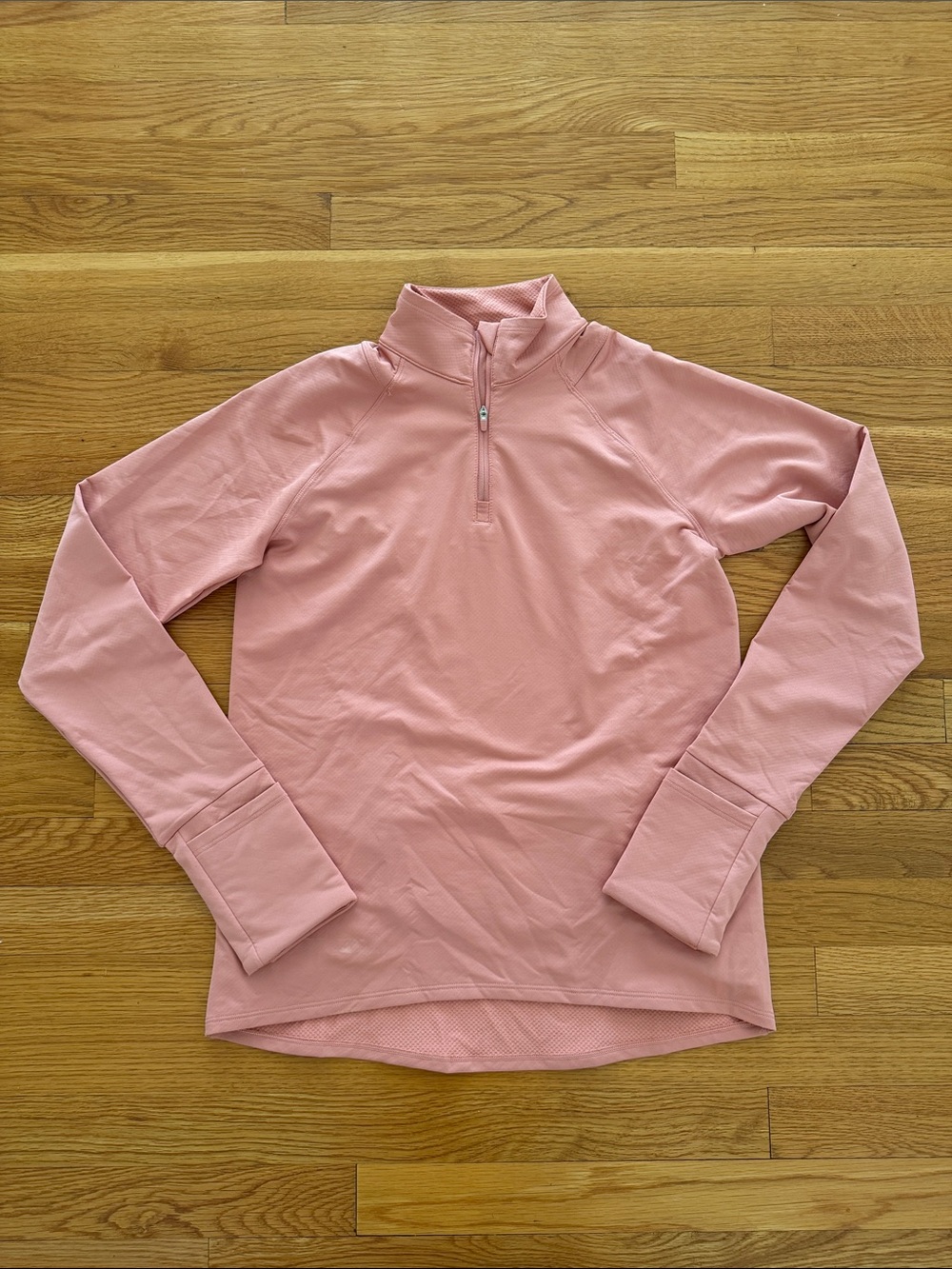 Athleta Rose Pink Quarter-Zip Performance Pullover